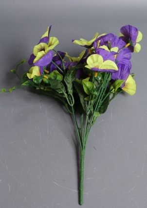 Искусственное растение - Виола жёлто-фиолетовая