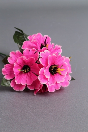 Искусственное растение -  Анемоны 15 см ярко-розовые