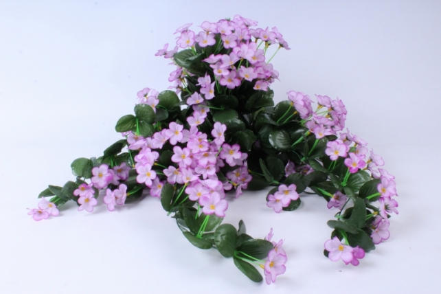 Искусственное растение - Букет фиалок ниспадающий розовый h=31cm