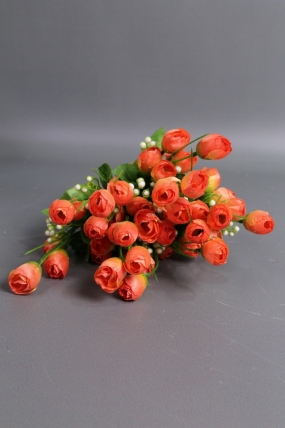 Искусственное растение -  Ранункулюс пышный 25 см персик