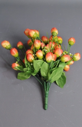 Искусственное растение -  Ранункулюс пышный 25 см персик