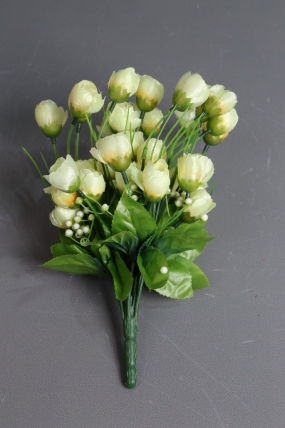 Искусственное растение -  Ранункулюс пышный 25 см шампань