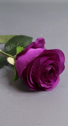 Искусственное растение -  Роза бокал 90 см фиолетовая