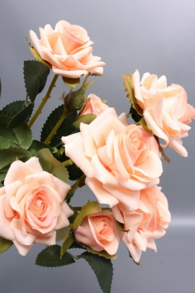 Искусственное растение -  Розы кустовые 30см персик
