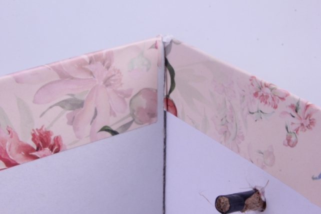кашпо коробка  , дно 11см	розовая	00056310 18x18 h=29cm