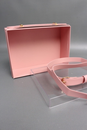 Коробка чемоданчик 23*18*9 см, 1 шт., розовый.  2989М