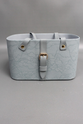 Коробка для цветов "Стильное решение" 24*15*14,5, 1 шт., голубой 6662М