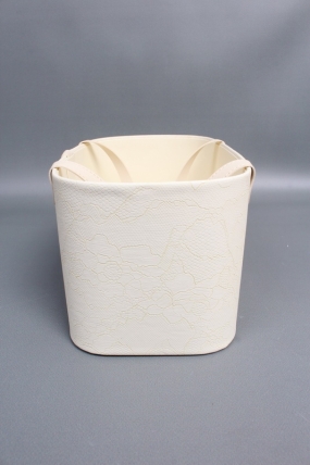 Коробка для цветов "Стильное решение" 24*15*14,5, 1 шт., молочный 6648М