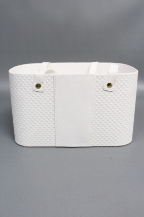 Коробка для цветов  "Гармония стиля" 24,5*15*14,5, 1 шт., белый 8079М