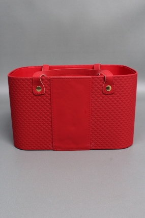 Коробка для цветов  "Гармония стиля" 24,5*15*14,5, 1 шт., красный 8093М