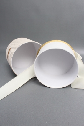 Коробка подарочная "Коллекция роскоши" D15,8*H12,6, 1 шт., молочный 6723М