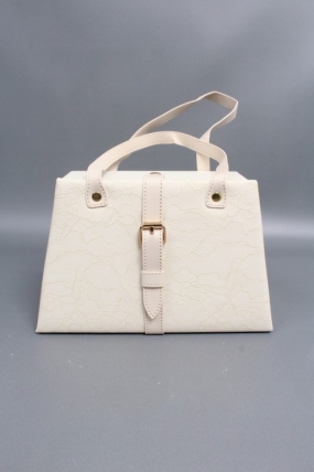 Коробка подарочная одиночная "Элегантность" 1шт -  25,2*8,2*17 см, молочный 6679М