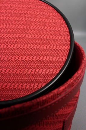 Коробка подарочная с крышкой 22*22*14, красный 8024М