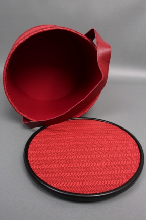 Коробка подарочная с крышкой 22*22*14, красный 8024М