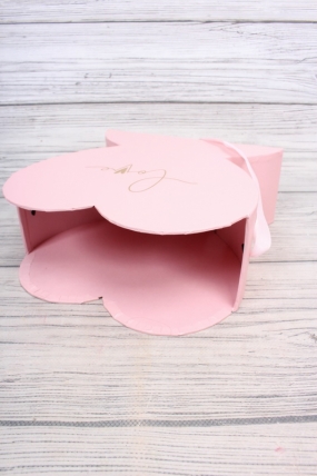 Коробка подарочная Сердце, 22,5*9*23,4cm, розовый 2178Н