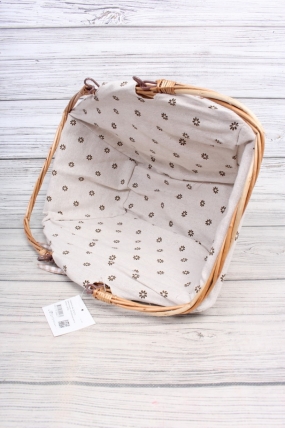 Корзина из ивы 38*23*21, прямоугольник, натуральный 4471Н
