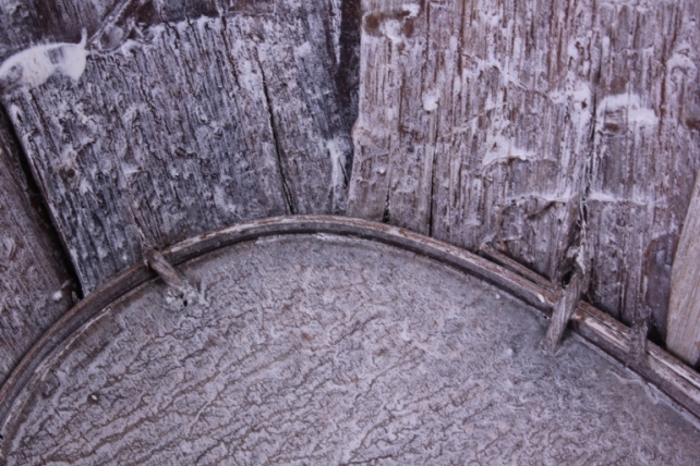 корзина плетеная (бамбук)  hh26, серая