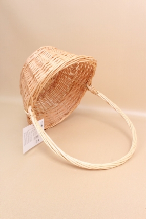 Корзина плетеная (ива), 32*24*13,5*38 см, 1 шт., натур.  5968М