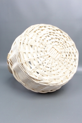 Корзина плетеная (ива): D35XH14XBD29XHH39, 1 шт., выбеленный 6062М
