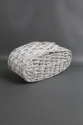 Корзина плетеная (ива), 41*16H12, 1 шт., белый 4575М