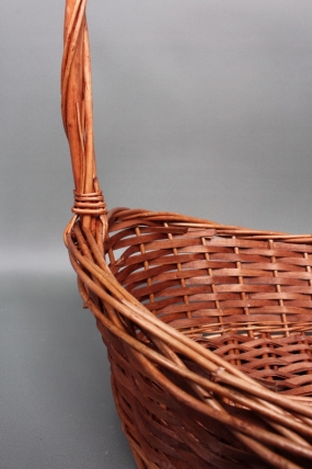 Корзина плетеная (ива) 46*31*H12/16, 1 шт., медовый  2682М