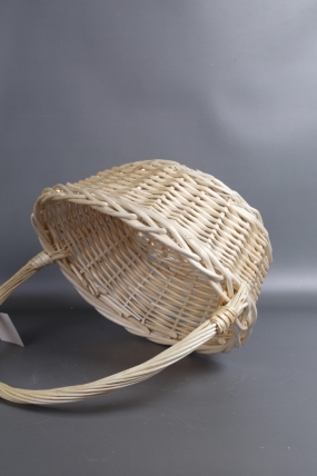 Корзина плетеная (ива): 42X33XH16/40XB32X23, 1 шт., выбеленный  6079М