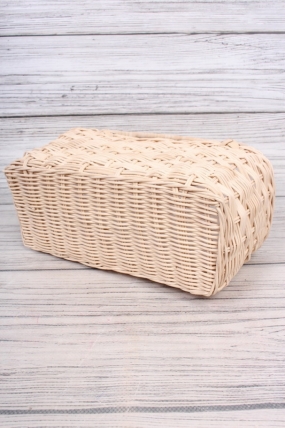 Корзина плетеная из ротанга, сумка 24.5*11.5*12.5/27.5cm натуральный 7839Н