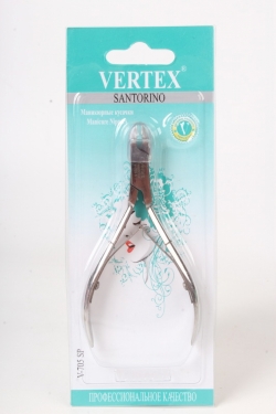 Кусачки VERTEX  серебро h=10см