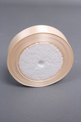 Лента атлас 2см х 25ярд айвори (008)  3316Н