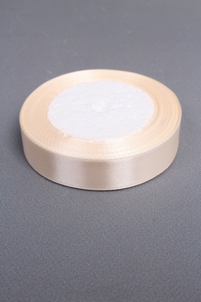 Лента атлас 2см х 25ярд айвори (008)  3316Н