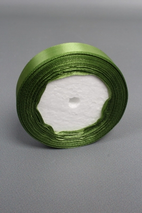 Лента атлас 2см х 25ярд аспарагус  2345Н