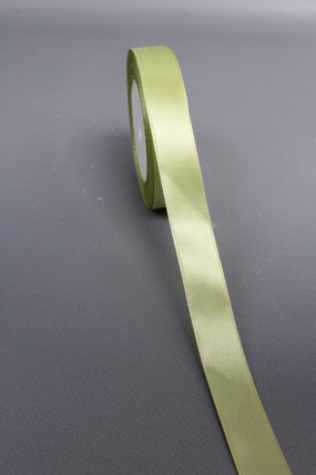 Лента атлас 2см*25ярд зеленый горошек  2680Н