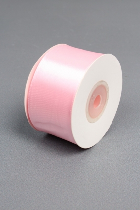 Лента атласная, на картонн.катушке, односторонняя, 38 мм х 25 ярд, пудрово-розов 1436М