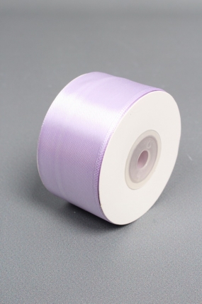 Лента атласная, на картонн.катушке, односторонняя, 38 мм х 25 ярд, светлая орхидея 1450М