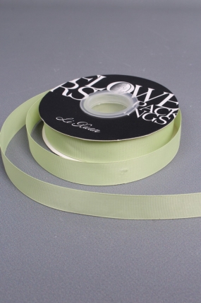 Лента атласная полиэстер 2 см*35 ярдов, пастельно-зеленый 0487М