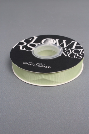 Лента атласная полиэстер 2 см*35 ярдов, пастельно-зеленый 0487М