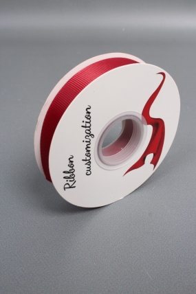 Лента атласная полиэстер 2 см*35 ярдов, винный 0494М