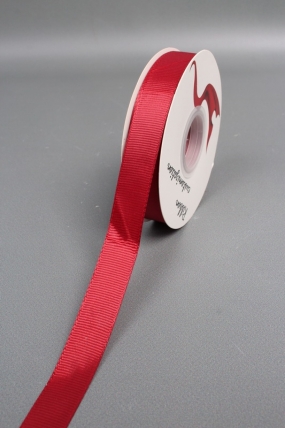 Лента атласная полиэстер 2 см*35 ярдов, винный 0494М