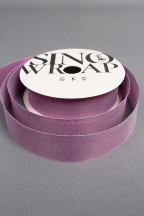 Лента декоративная Перламутровая, полиэстер, 25 мм х 13 ярд., сиреневый 6961М