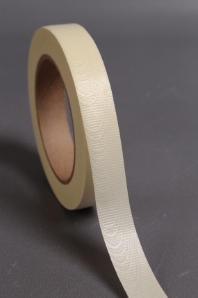 Лента простая (2см*50ярд) Однотонная тиснение дерево ШАМПАНЬ P2123