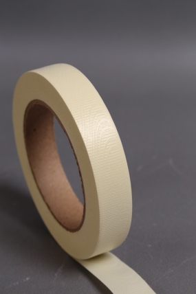 Лента простая (2см*50ярд) Однотонная тиснение дерево ШАМПАНЬ P2123