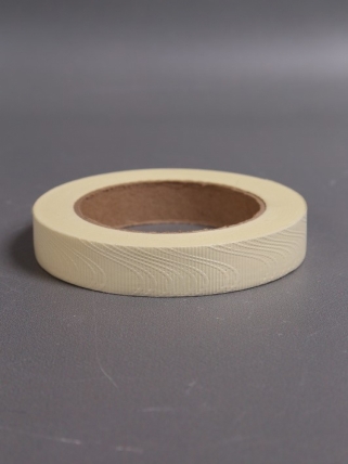 Лента простая (2см*50ярд) Однотонная тиснение дерево ШАМПАНЬ P2123