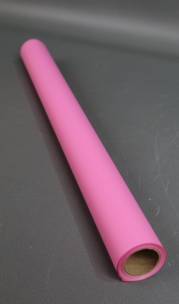 Матовая пленка "Фаворит" однотонная, 50 мкр, 50 см х 10 м, ярко-розовый  8534М