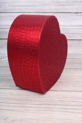 Набор коробок "Перламутровое Сердце" 3шт, 31*27*13,3cm, 27*23*11,7cm, 23*20*10,3cm, красный 2079Н