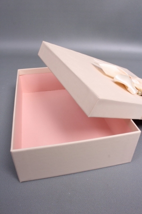 Набор коробок подарочных из 3шт - 33,5*25*11,5, 29*21*9, 24,5*17*6,5 см, молочный 7447М