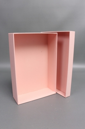 Набор коробок подарочных из 3шт - 33,5*25*11,5, 29*21*9, 24,5*17*6,5 см, нежно-розовый 7454М