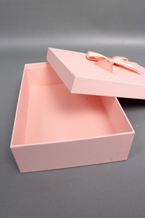 Набор коробок подарочных из 3шт - 33,5*25*11,5, 29*21*9, 24,5*17*6,5 см, нежно-розовый 7454М