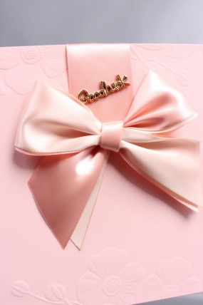 Набор коробок подарочных из 3шт - 33,5*25*11,5, 29*21*9, 24,5*17*6,5 см, нежно-розовый 7454М