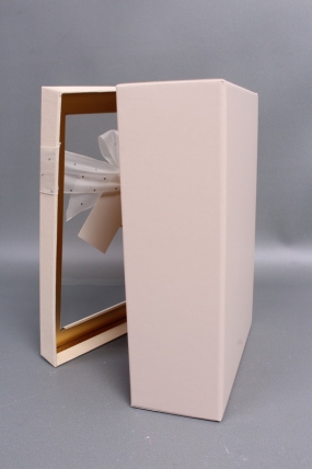 Набор коробок подарочных из 3шт - 29*21*9,5, 26*19*8, 23*17*6,5 см, светло-бежевый 7461М