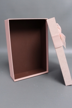 Набор коробок подарочных из 3шт - 33,5*25*11,5, 29*21*9, 24,5*17*6,5 см, светло-розовый 8178М